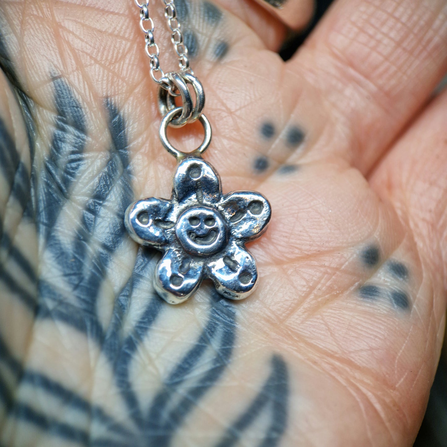 Happy Flower Pendant