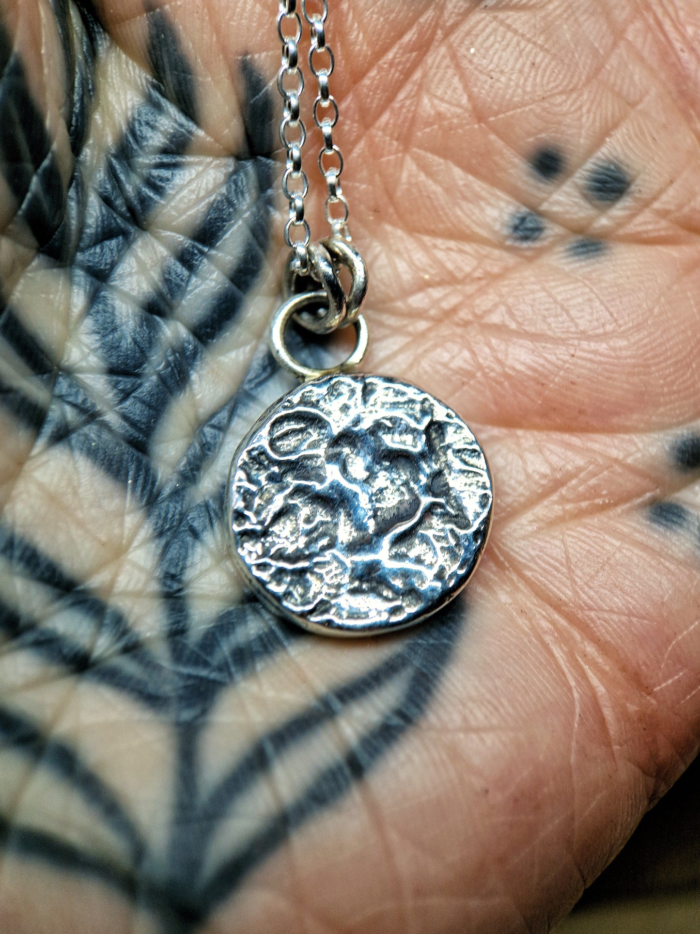 Molten Circle Pendant