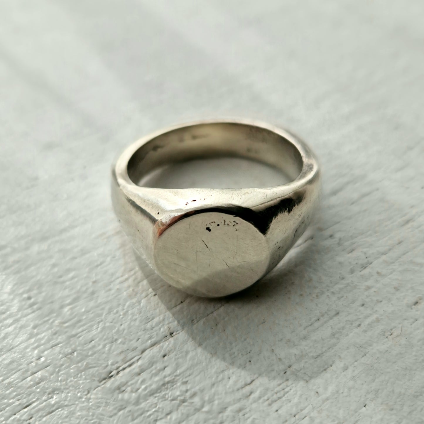 Round Sand Cast Signet Ring – Old Salt Metals